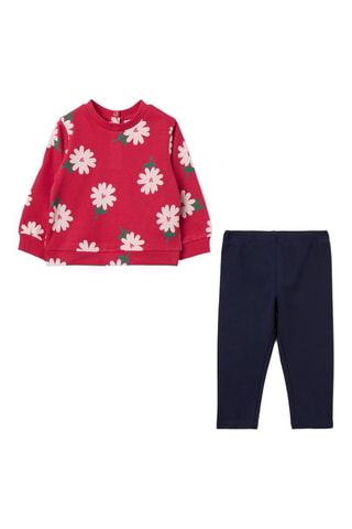 Sweater en Broek - Rood en Nachtblauw