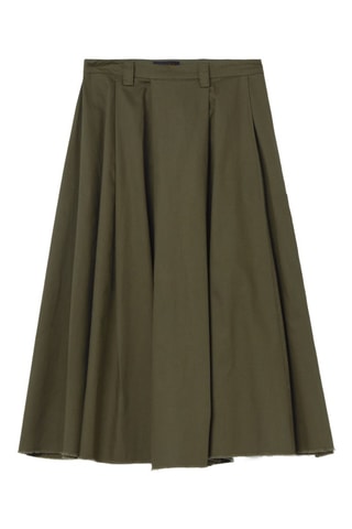 Plissérok - Smaragdgroen