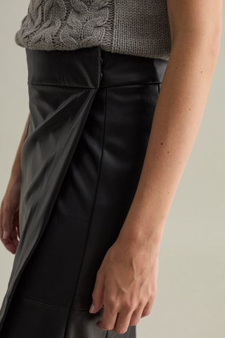 Midirok Hoge Taille - Zwart