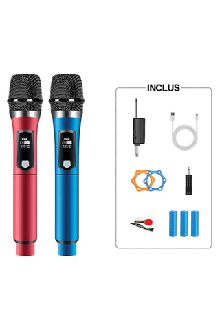 Microfone sem fios Bolaris 2 artigos - 192KHz