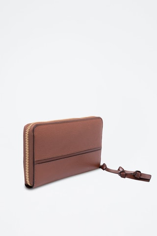 Leren Portefeuille Donna - Donkerbruin