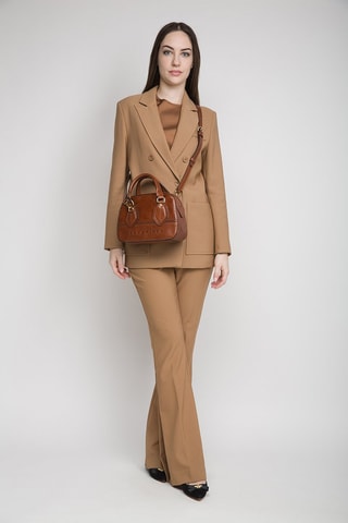 Leren Handtas Daphne - Bruin