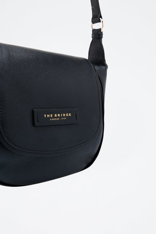 Bandolera de piel Domitilla - Negro