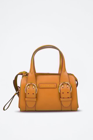 Leren Handtas Elena - Cognacbruin