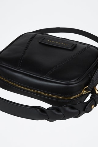 Bolso para cámara de fotos de piel Brigida - Negro