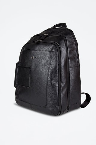 Mochila de piel - Negro