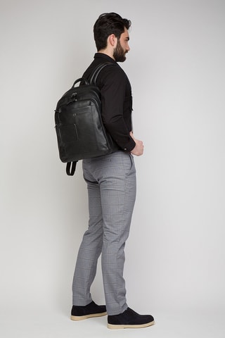 Mochila de piel - Negro