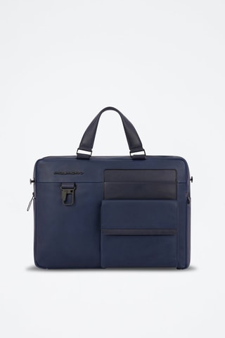 Maletín de piel - Azul marino