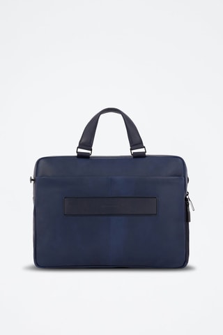 Maletín de piel - Azul marino