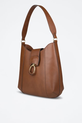 Leren Trendy Handtas Erica - Bruin