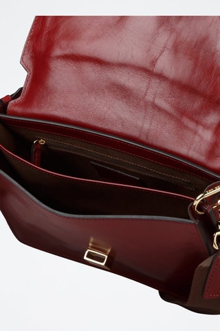 LerenTrendy Handtas Beatrice - Rood