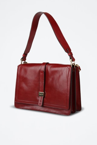 LerenTrendy Handtas Beatrice - Rood