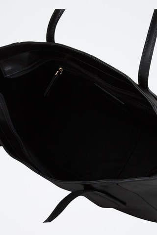 Leren Trendy Handtas Maddalena - Zwart