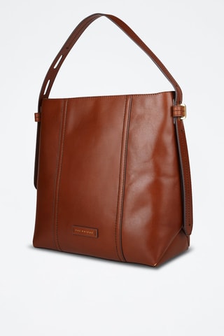 Leren Trendy Handtas Vigna Nuovo - Camel