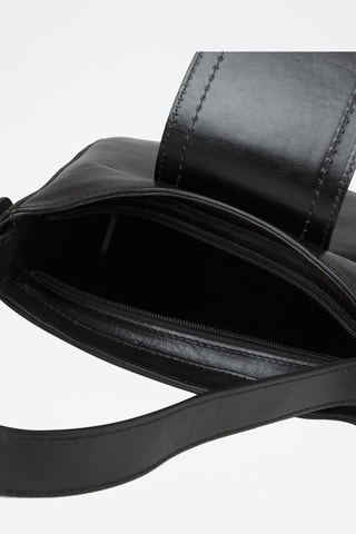 Leren Trendy Handtas Benedetta - Zwart