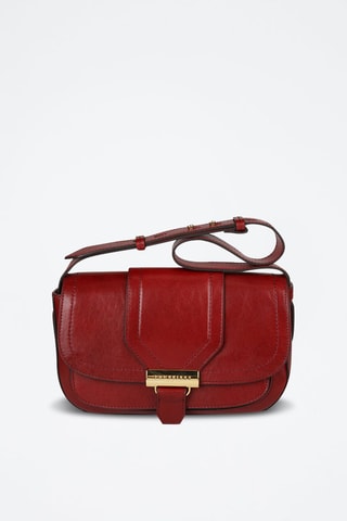 Leren Trendy Handtas Benedetta - Bordeauxrood