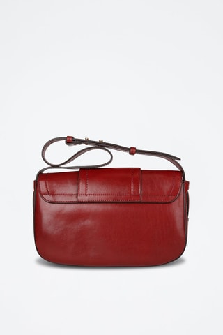 Leren Trendy Handtas Benedetta - Bordeauxrood