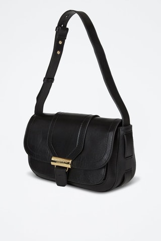 Leren Trendy Handtas Benedetta - Zwart