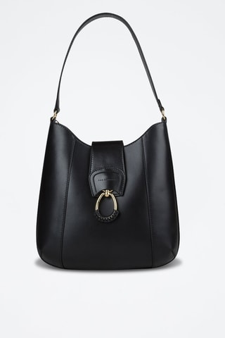 Leren Trendy Handtas Erica - Zwart