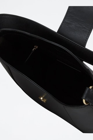 Leren Trendy Handtas Erica - Zwart