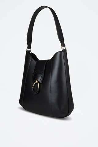 Leren Trendy Handtas Erica - Zwart