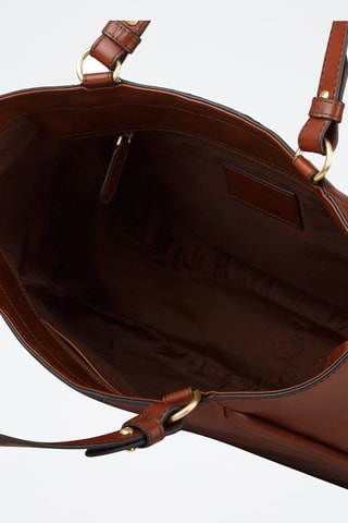 Leren Trendy Handtas Brigida - Bruin