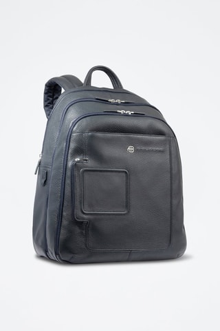 Mochila de piel - Azul