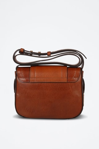 Leren Schoudertas Benedetta - Camel