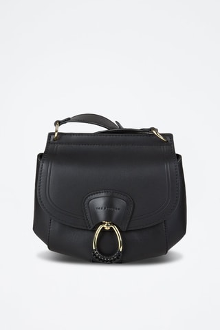 Leren Schoudertas Erica - Zwart