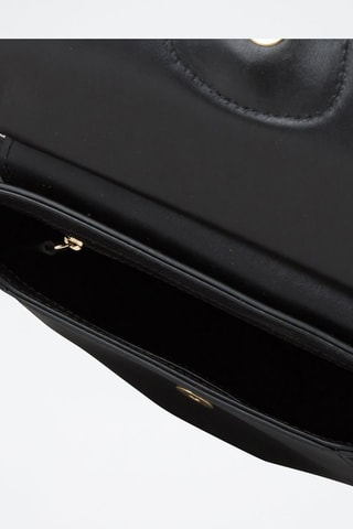 Leren Schoudertas Erica - Zwart