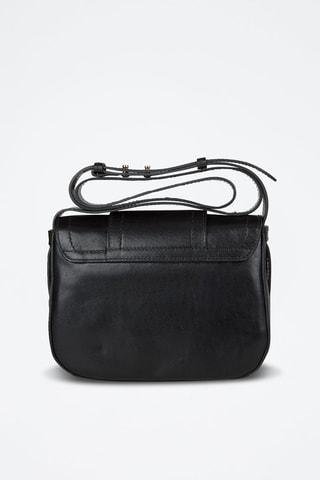 Leren Schoudertas Benedetta - Zwart