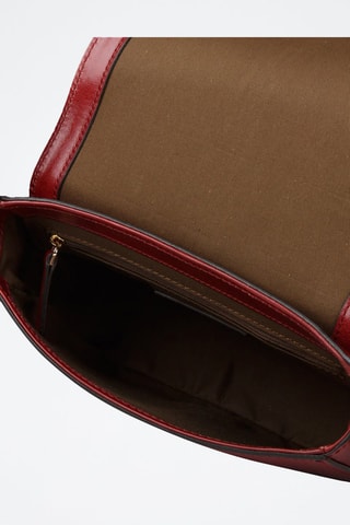 Leren Schoudertas Faentina - Rood