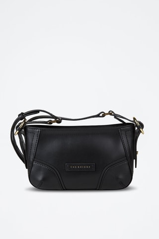 Leren Schoudertas Matilde - Zwart