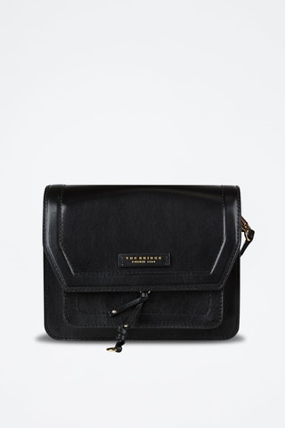 Leren Schoudertas Elba - Zwart