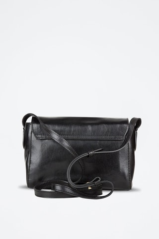 Leren Schoudertas Elettra - Zwart 
