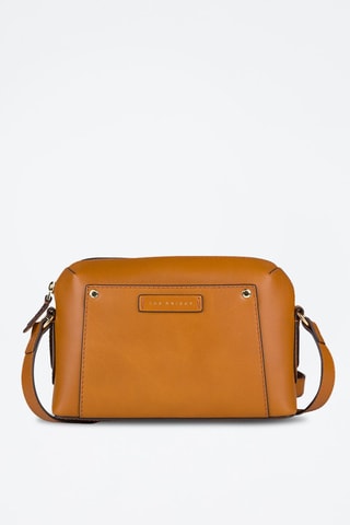 Leren Schoudertas - Rood Camel