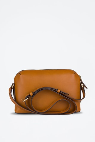 Leren Schoudertas - Rood Camel