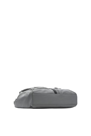 Bandolera de piel - Gris