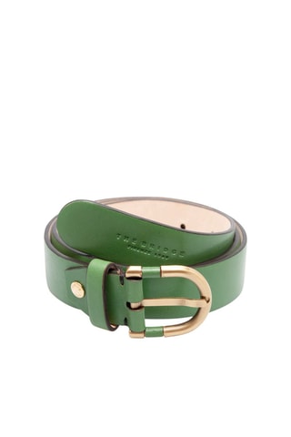 Leren Riem - Groen