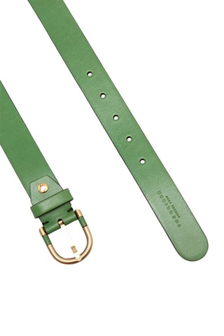 Leren Riem - Groen
