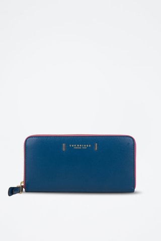 Leren Portefeuille Chiara - Donkerblauw