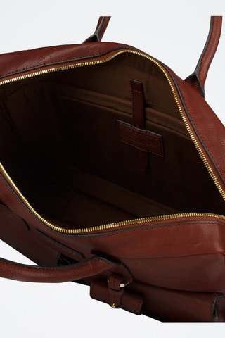 Maletín de piel Serristori - Camel