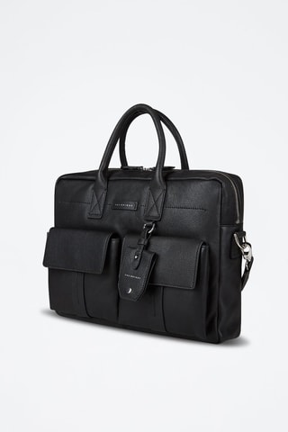 Maletín de piel Serristori - Negro