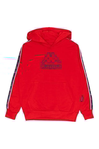 Felpa con cappuccio - Rosso