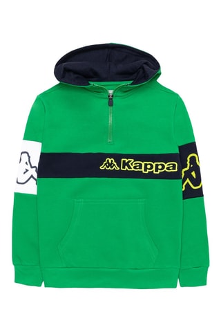 Felpa con cappuccio - Verde