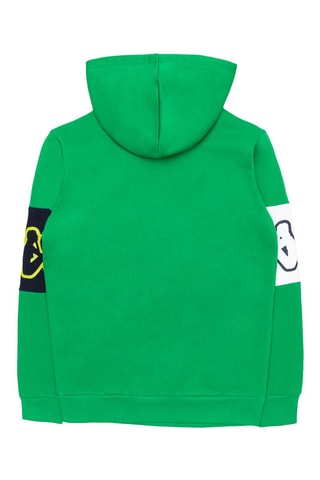 Felpa con cappuccio - Verde