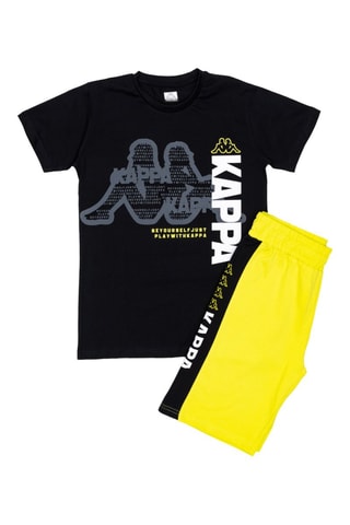 T-shirt en Short - Zwart en Geel