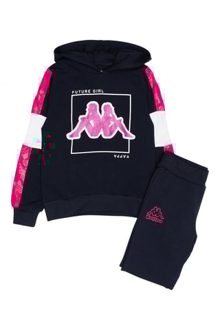 Joggingpak - Marineblauw en Roze