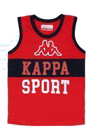 T-shirt e bermuda - Rosso e navy