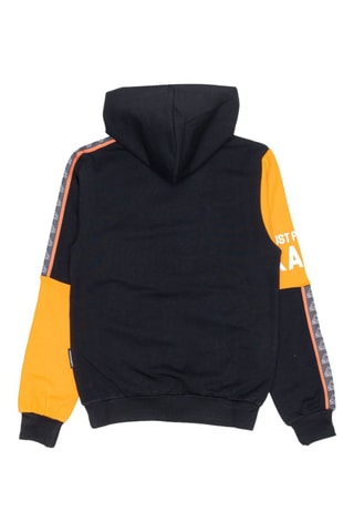 Set Sweater met Capuchon en Joggingbroek- Zwart en Oranje